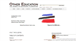 Desktop Screenshot of othereducation.org