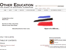 Tablet Screenshot of othereducation.org